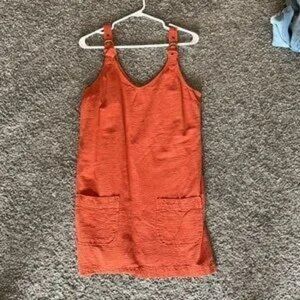EUC RVCA orange mini dress
